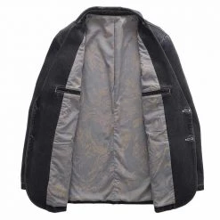 BeckyWalk Store Men's Apparels North Royal Slim Denim Blazer