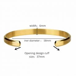 ATTYIRENA Official Store Men's Apparels North Royal Stainless Steel Imperial Cuff Bracelet