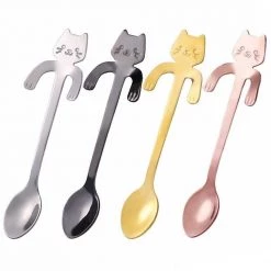 HomeDesigner Store North Royal Stainless Steel Kitten Spoon