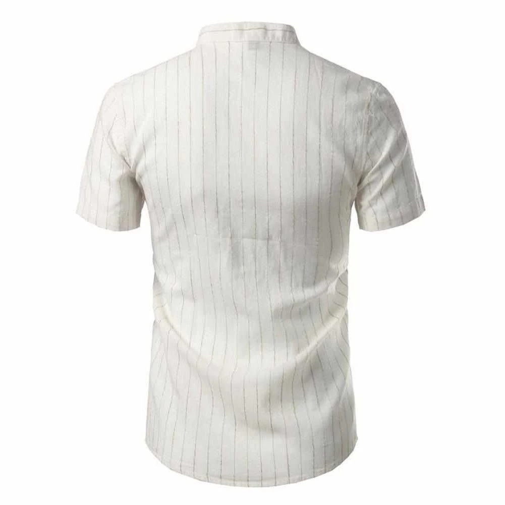 Mens Wardrobe Store Men's Apparels Sky Madrid Linen Striped Short Sleeve Shirt 7 Mens Wardrobe Store Men's Apparels Sky Madrid Linen Striped Short Sleeve Shirt