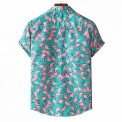 Shop5615141 Store Men's Apparels Saint Morris Pink Flamingo Shirt