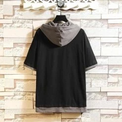 Moringcute Store Saint Morris Loose Hooded T-Shirt 7 Moringcute Store Saint Morris Loose Hooded T-Shirt