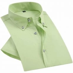 PAOLO SIRUM Official Store Sky Madrid Short Sleeve Button Down Shirt