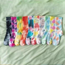 Funny Man Socks Store North Royal Contemporary Tie-Dye Socks