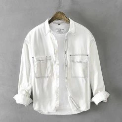 Moringcute Store North Royal Bermuda Button-Up Shirt