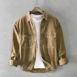 Moringcute Store North Royal Bermuda Button-Up Shirt