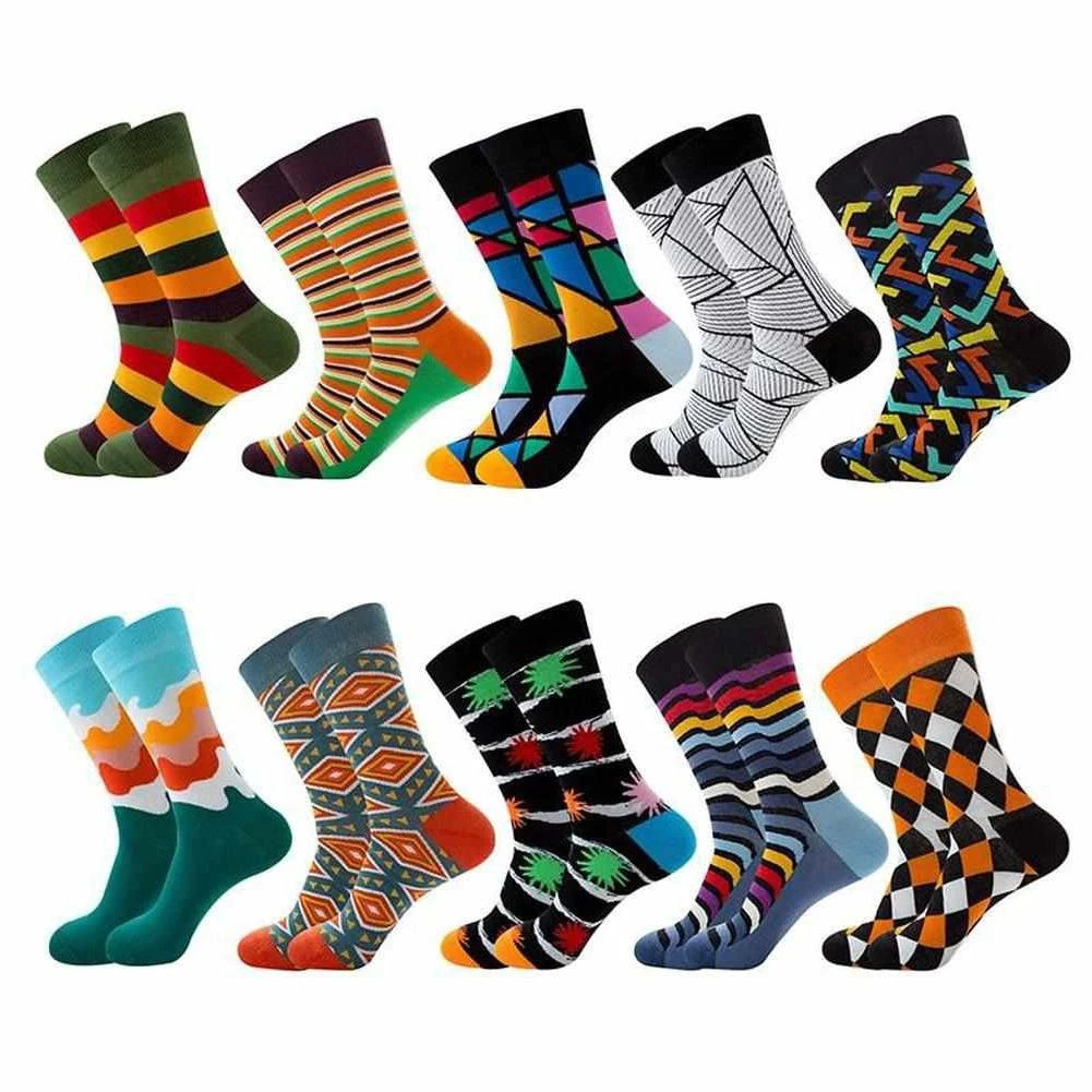 Happiness Socks Store Saint Morris Harajuku Crew Socks Men's Apparels 3 Happiness Socks Store Saint Morris Harajuku Crew Socks Men's Apparels
