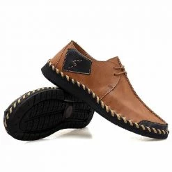 Vancat Official Store Saint Morris Leather Stitched Shoes Men's Apparels 9 Vancat Official Store Saint Morris Leather Stitched Shoes Men's Apparels
