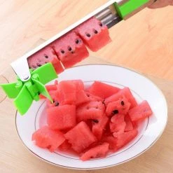 FanYue Living Museum Store Sky Madrid Stainless Steel Watermelon Cutter Home