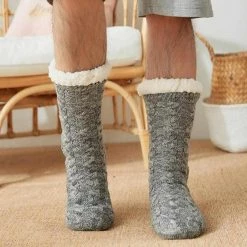 Boutiqueyo Store North Royal Thermal Plush Non-Slip Socks