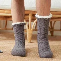 Boutiqueyo Store North Royal Thermal Plush Non-Slip Socks