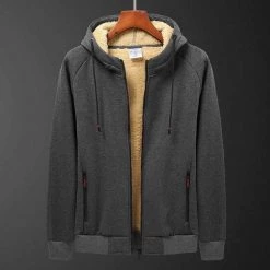 BingChenXu Official Store North Royal Fleece Zipper Hoodie