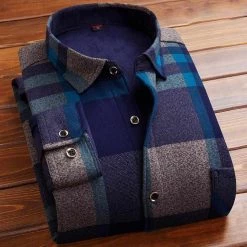 YO-YO-YO Store Sky Madrid Casual Fleece Shirt