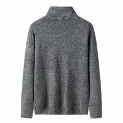 ASALI Casual Men's Store Saint Morris Patchwork Turtleneck Sweater Men's Apparels