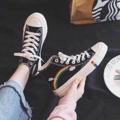 HOPUS Store Sky Madrid Vulcanized Rainbow Sneaker