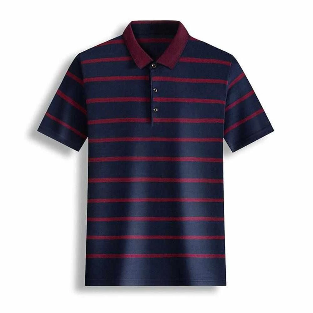 3D YMWM Store Saint Morris Striped Polo Short Sleeve Shirt Men's Apparels 3 3D YMWM Store Saint Morris Striped Polo Short Sleeve Shirt Men's Apparels