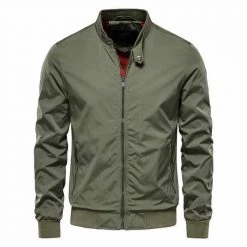 AIOPESON MEN'S Store Sky Madrid Baseball Zip Jacket Men's Apparels