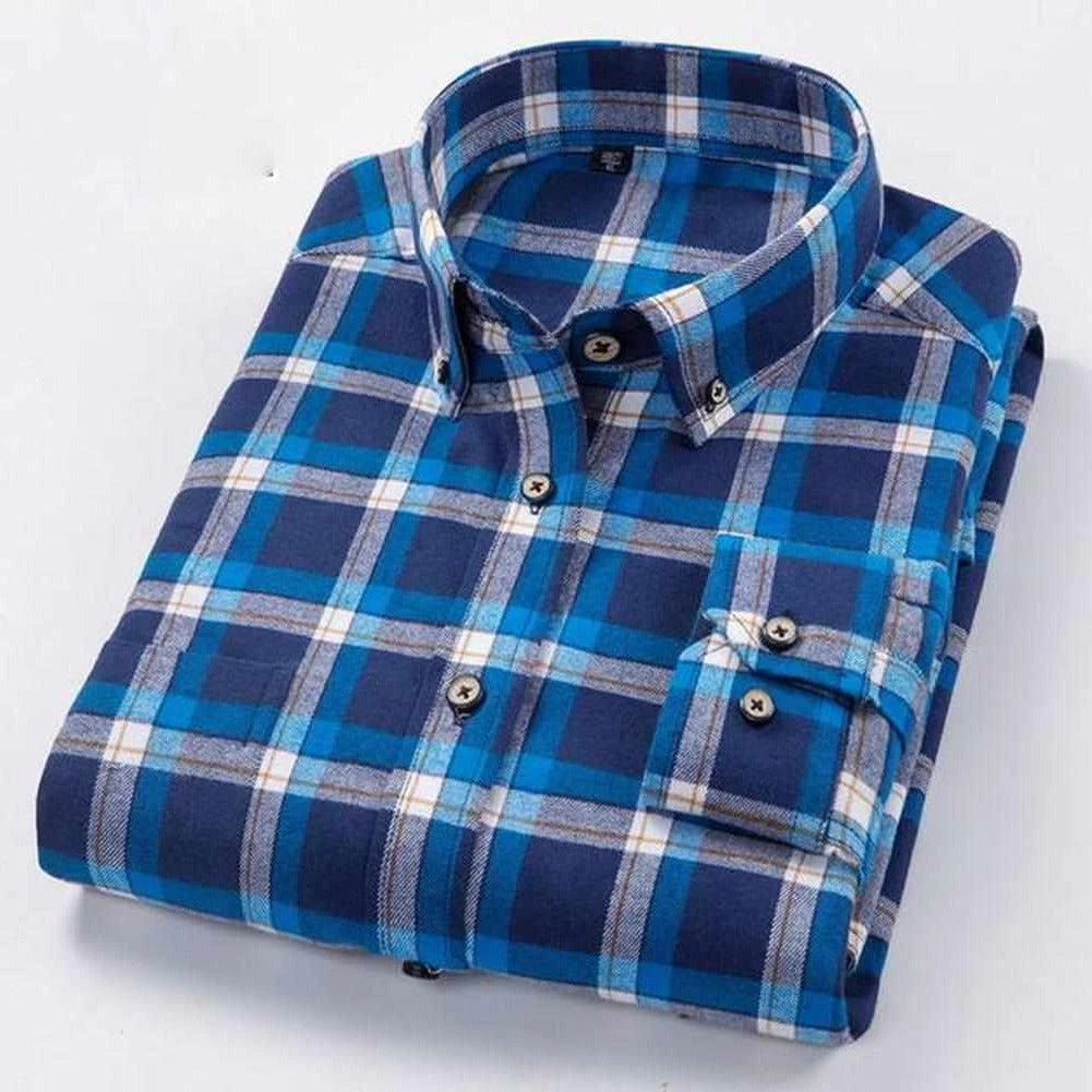 Q&L Factory Outlet Store Edison Plaid Shirt Men's Apparels 7 Q&L Factory Outlet Store Edison Plaid Shirt Men's Apparels