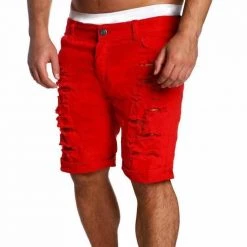 Gwiyeopda Official Store Saint Morris Denim Shorts