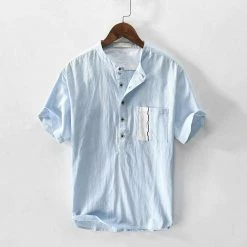 China Cloth North Royal Amalfi Coast Linen Shirt