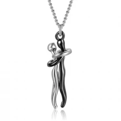 H&H Location Store Women's Apparels North Royal Couple's Hug Necklace
