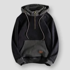 Handsome Marshal Store Sky Madrid Patchwork Zip Up Hoodie Men's Apparels 7 Handsome Marshal Store Sky Madrid Patchwork Zip Up Hoodie Men's Apparels