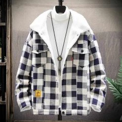 LEGIBLE Officia Store Men's Apparels Casual Plaid Jacket