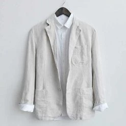China Cloth North Royal Tera Linen Blazer Men's Apparels