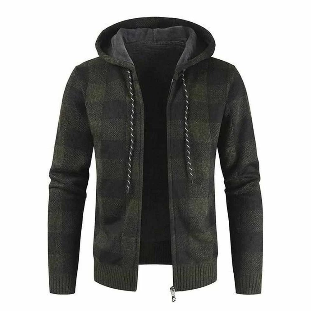 URSPORTTECH Store North Royal Knitted Hooded Cardigan Men's Apparels 7 URSPORTTECH Store North Royal Knitted Hooded Cardigan Men's Apparels