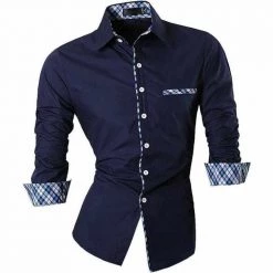 J's Style Saint Morris Genova Plaid Shirt Men's Apparels
