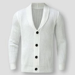 Shop911555224 Store Men's Apparels Sky Madrid Wool Knitted Cardigan