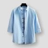 Wetailor Official Store Sky Madrid Alost Cotton Shirt Men's Apparels