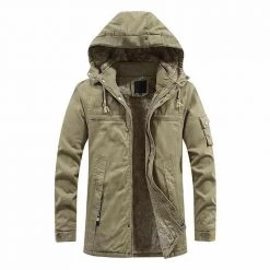 SENSELINK Men Store Sky Madrid Multi-Pocket Hooded Jacket Men's Apparels