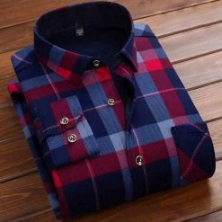Shop436991 Store Julio Casual Plaid Shirt