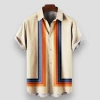 HJfeiyi Store Men's Apparels Saint Morris Striped Graphic Shirt 2 HJfeiyi Store Men's Apparels Saint Morris Striped Graphic Shirt