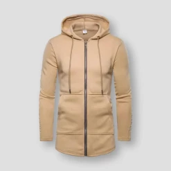 SelectClothes Store Sky Madrid Longline Hooded Sweatshirt