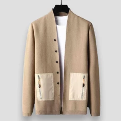 Shop4649205 Store Sky Madrid Button-Up Pocket Cardigan