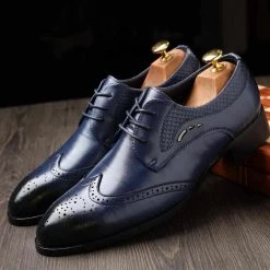 Battler Lover Man Store Cinco Brogue Leather Shoes Men's Apparels