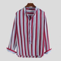 INCERUNNING Apparel Store Men's Apparels Saint Morris Mozambique Striped Shirt