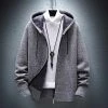 TWILIGHTBEAR Store North Royal Hooded Wool Cardigan Men's Apparels