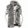 Mairuker SZ Store Men's Apparels Sky Madrid Hooded Zipper Vest
