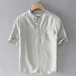 Cotton Linen Store Men's Apparels Saint Morris Sunset Coast Linen Shirt 7 Cotton Linen Store Men's Apparels Saint Morris Sunset Coast Linen Shirt