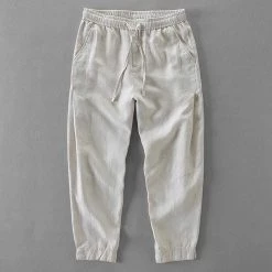 China Cloth Men's Apparels Saint Morris Coastal Linen Pants