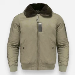 Mountainskin Official Store North Royal Zip-Up Pilot Jacket