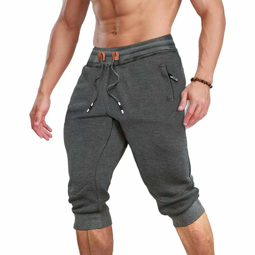 MAGCOMSEN Official Store Men's Apparels Sky Madrid Casual 3/4 Sweatpants 5 MAGCOMSEN Official Store Men's Apparels Sky Madrid Casual 3/4 Sweatpants