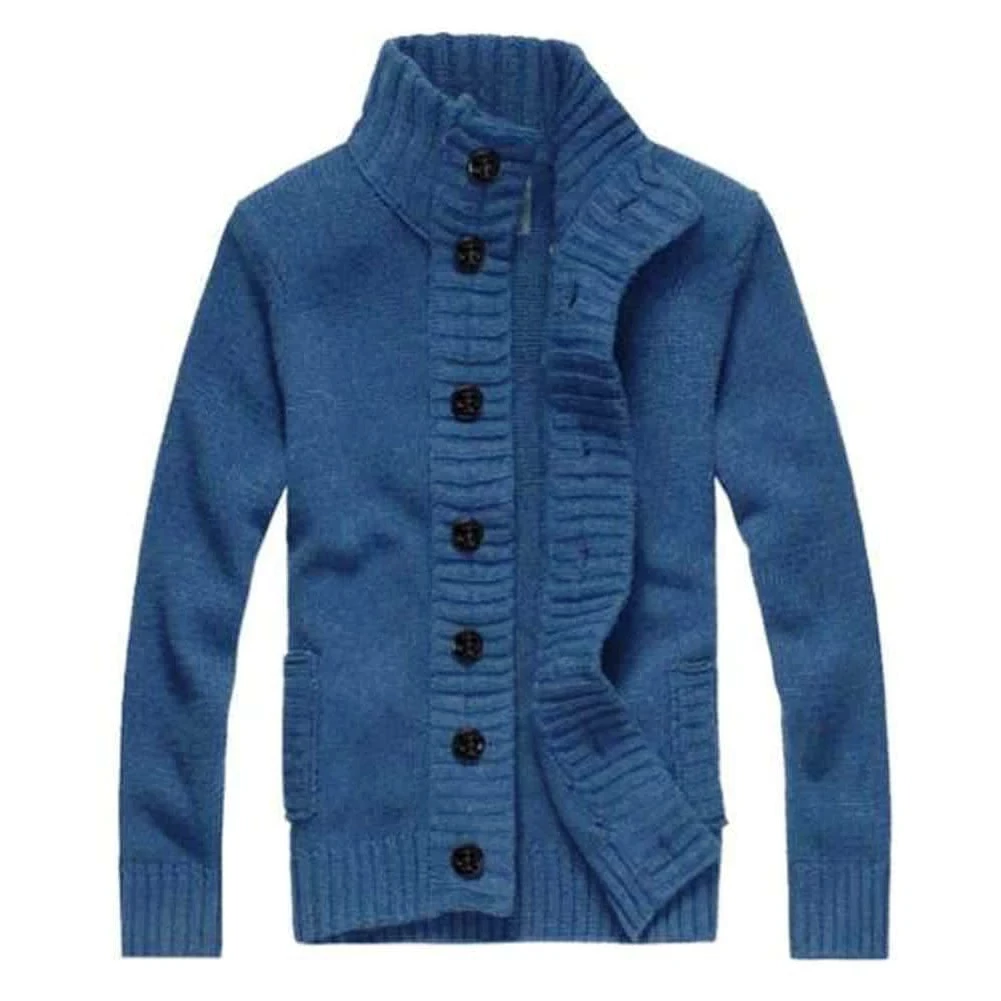 Valya's Store Sky Madrid Knitted Pocket Cardigan Men's Apparels 5 Valya's Store Sky Madrid Knitted Pocket Cardigan Men's Apparels