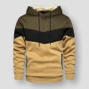 MANTORS Store Men's Apparels North Royal Striped Hooded Sweatshirt