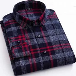 Q&L Factory Outlet Store Preston Plaid Shirt Men's Apparels