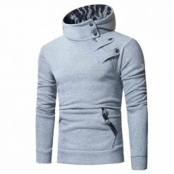 Sunnydays Store Saint Morris Turtleneck Pocket Pullover Men's Apparels