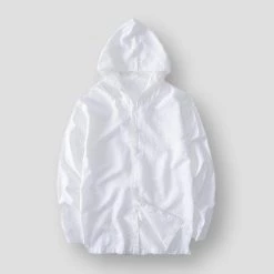 China Cloth Sky Madrid Linen Hooded Shirt 8 China Cloth Sky Madrid Linen Hooded Shirt